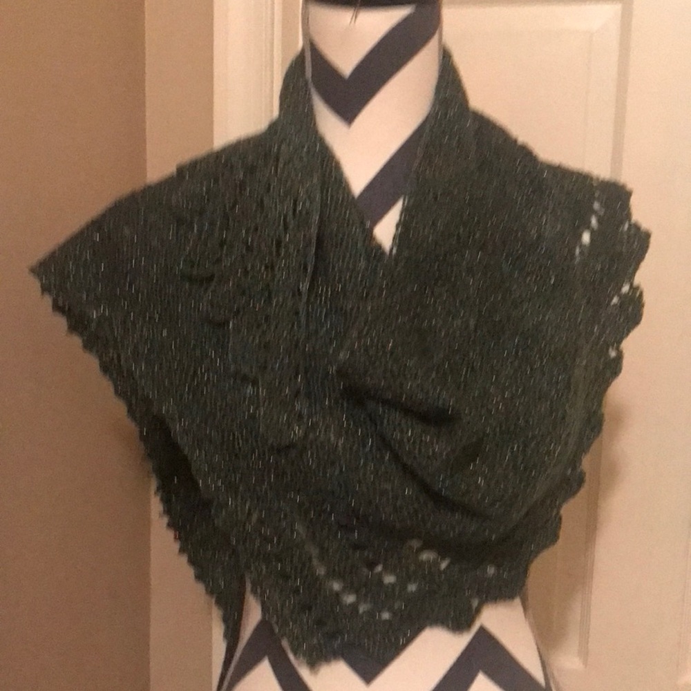 Handmade knit scarf